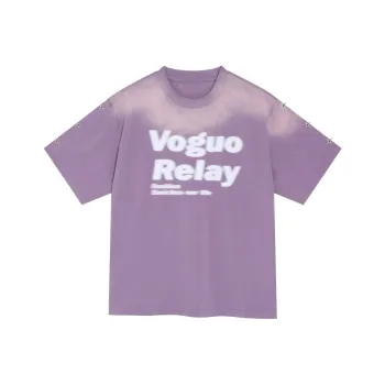 Voguo Relay Loose Fit Crew Neck T Shirt Unisex