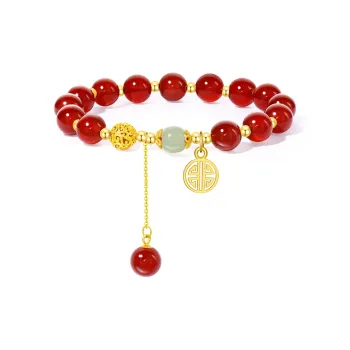 Branded Jewelry Natural Agate Bracelets Women's