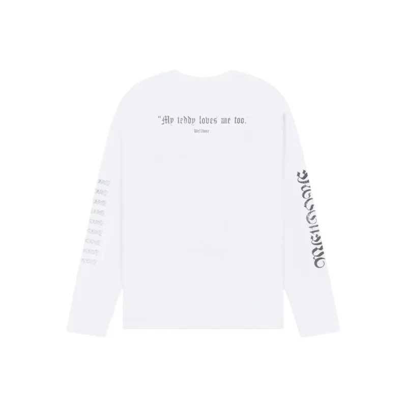 WE11DONE SS25 T Shirt Unisex White-1