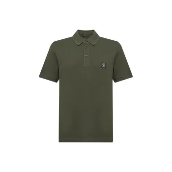 EMPORIO ARMANI SS24 Polo Shirt Men's Army Green