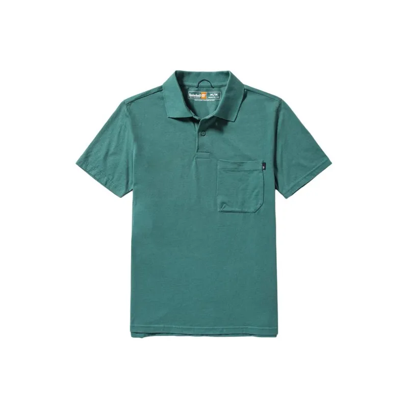 Timberland Polo Shirt Men's Turquoise-0