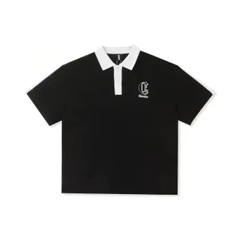 CHOUCHOUS T Shirt, Knitted Fabric Polo Shirt Unisex