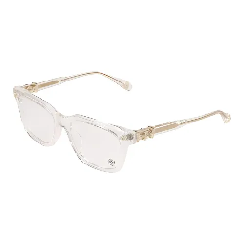 Chrome Hearts Square Eyeglass Frames Men
s Gold