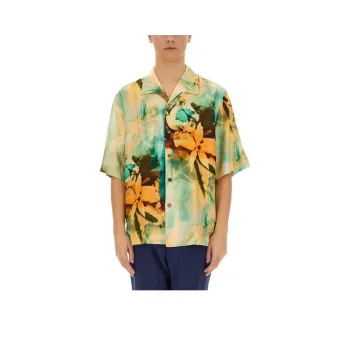 Paul Smith Oversized Painted Photograph Shirt