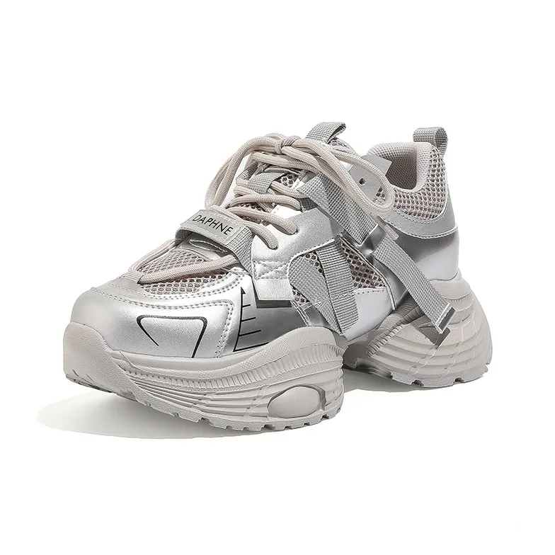 DAPHNE Abrasion Resistant Low Top Chunky Sneakers Women's-1