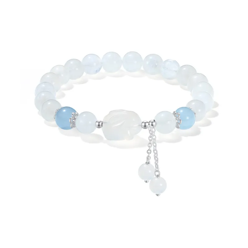 PUTUOSHANWENCHUANG Agate Jade Bracelets Unisex-0