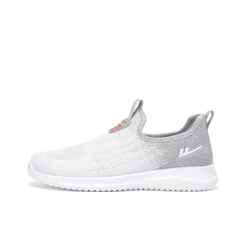 Warrior Breathable And Lightweight Low Top Casual Shoes Men's White Gray