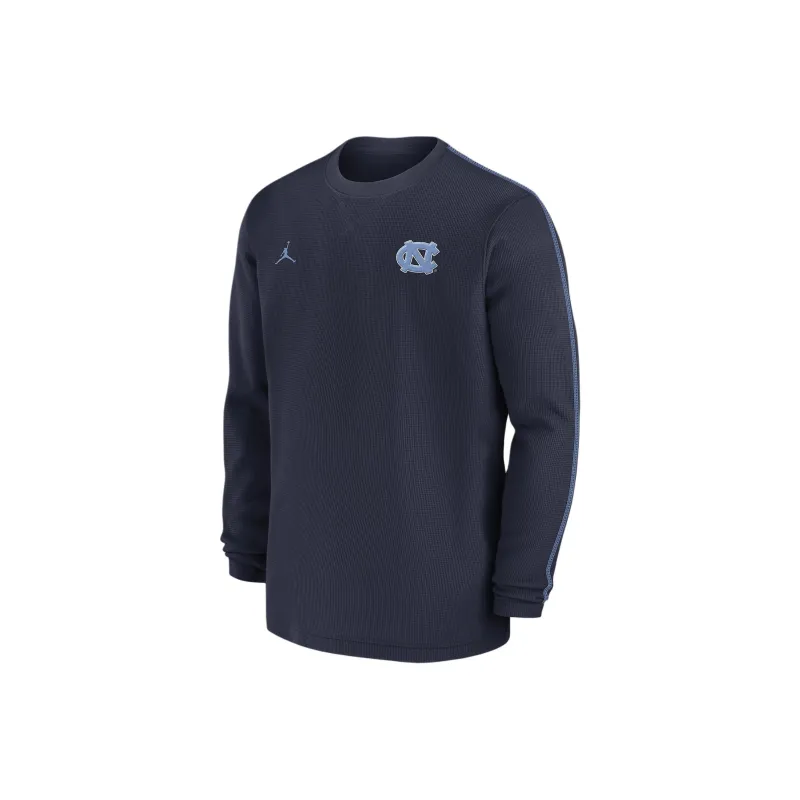 JORDAN North Carolina Tar Heels Sideline Coach Men's JORDAN College Long-Sleeve Top-0