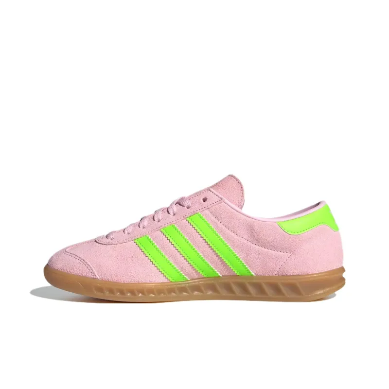 Adidas Hamburg Clear Pink Solar Green Gold Metallic Women's-2