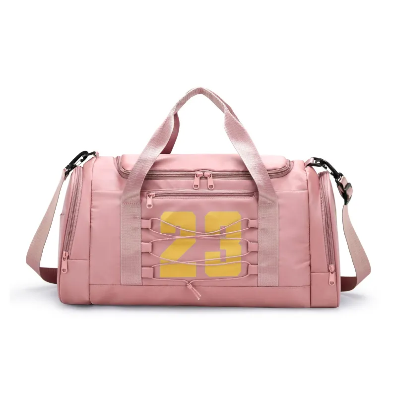 BUBM Nylon One Shoulder Travel Bag Unisex Black/Gray/Pink/Green/Blue/Dark Purple/Light Purple-6