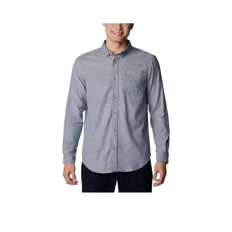 Columbia Rapid Rivers Shirt Men's Dark Mountain Oxford-0