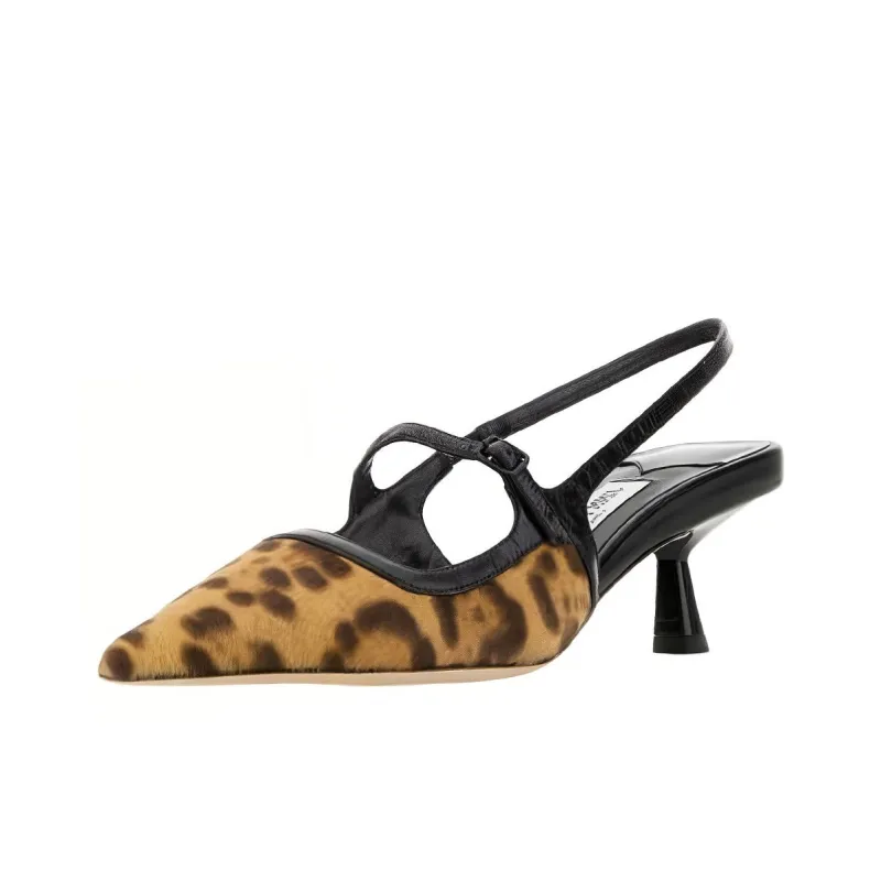 Jimmy Choo Didi Slim Heel High Heels 4.5cm Women's Leopard Print-3