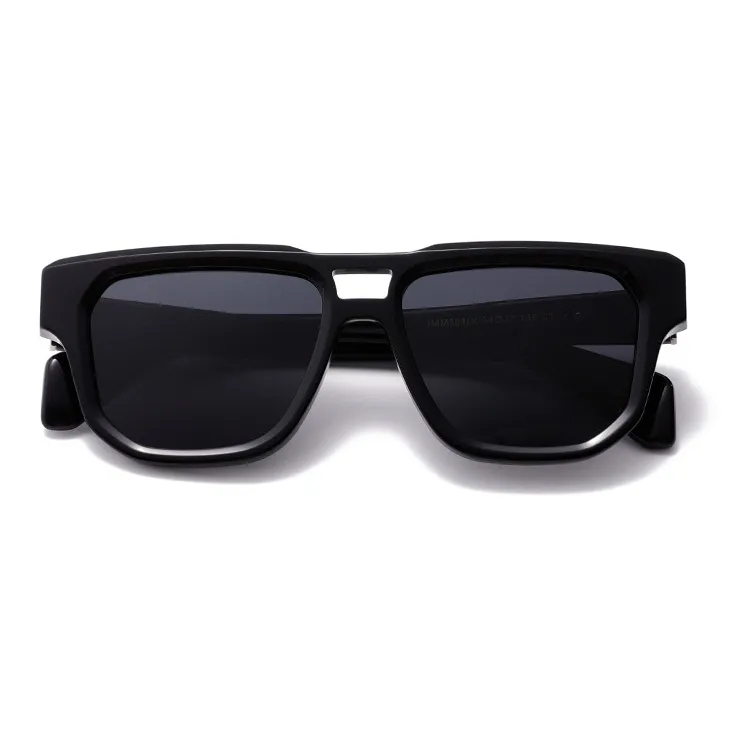 ROLLOTD Plate Frame Oval Sunglasses Unisex-1