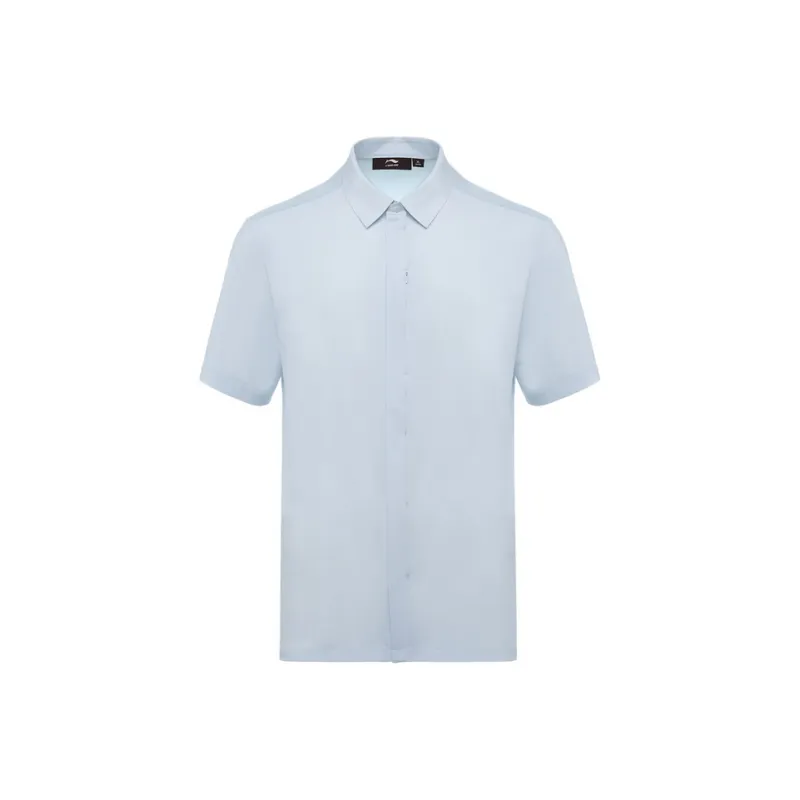 LI NING 1990 Commuter Series Shirt Men's Cloud Porcelain Blue-0