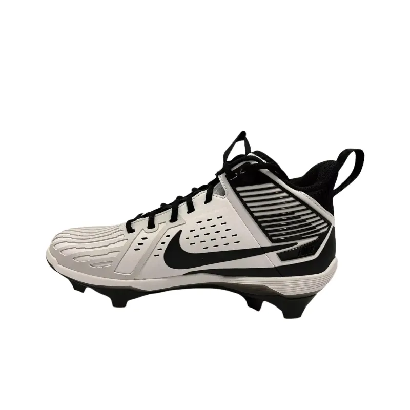 Nike Anti Slip Wear Resistant Soccer Shoes Men's White Black-1