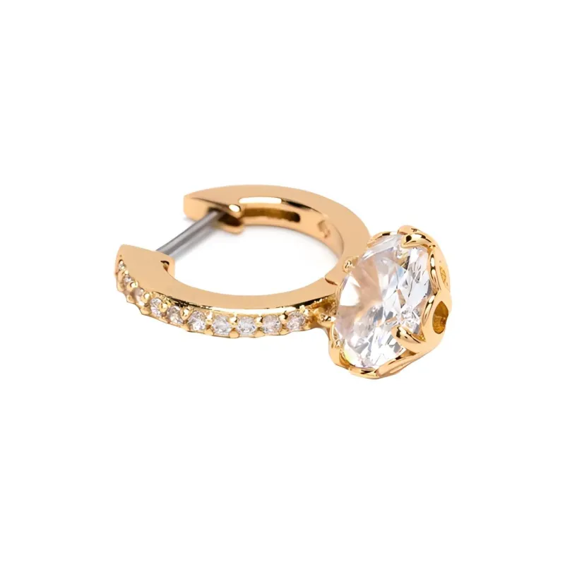 Kate Spade That Sparkle Pavé Mini Hoop Earrings-2
