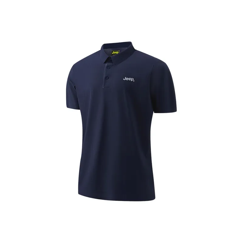Jeep American Vintage Minimalist Style Polo Shirt Unisex-4