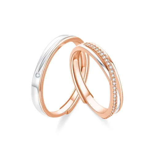Lao Feng Xiang S925 Silver Rings Unisex