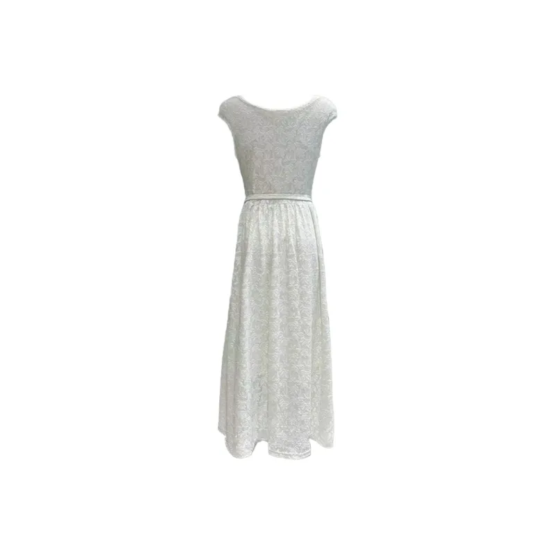 MISSHONEY MH Short Sleeved Dress Women's White-1