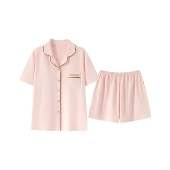 GOSO Pajama Set Women's Light Pink Red