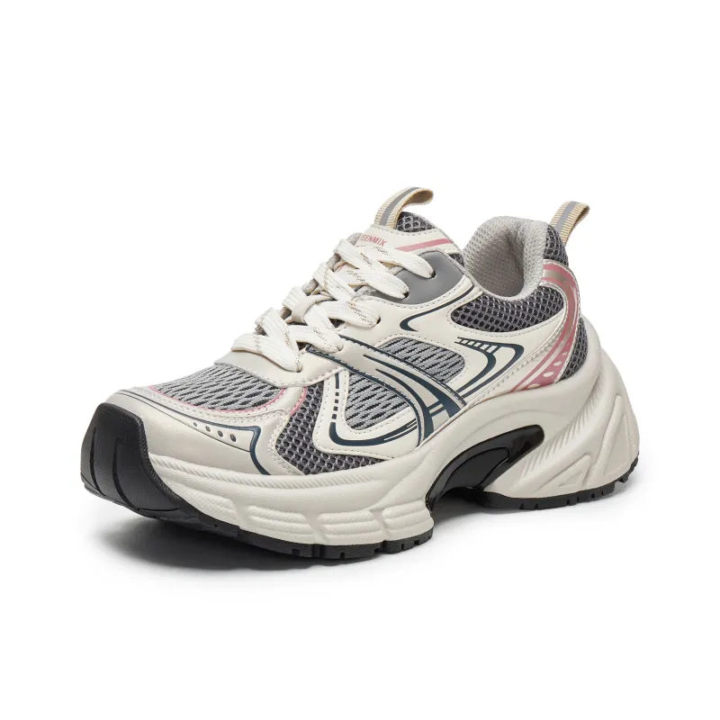Teenmix Time Machine Cushioning Height Increase With Slip Resistant Properties Low Top Chunky Sneakers Women's-1