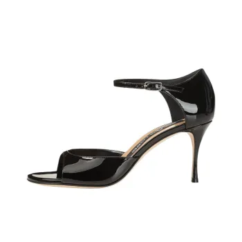 SERGIO ROSSI Godiva One Strap Sandals 7.5cm Women's Black