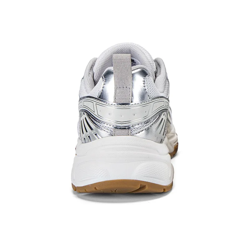 Kappa Bernardo Casual Shoes Unisex Low Top White/Silver-4