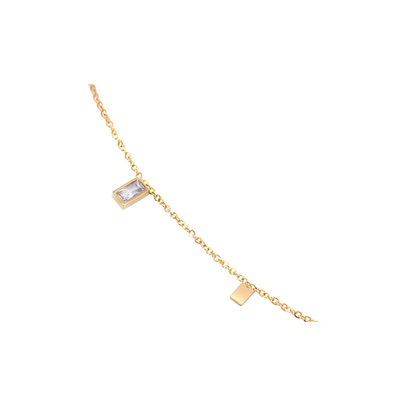 NAME.S Zircon Necklaces Women's-6