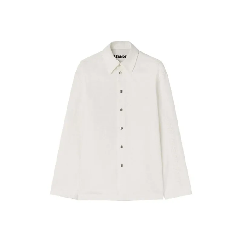 JIL SANDER Long Sleeved Buttoned Denim Shirt-0