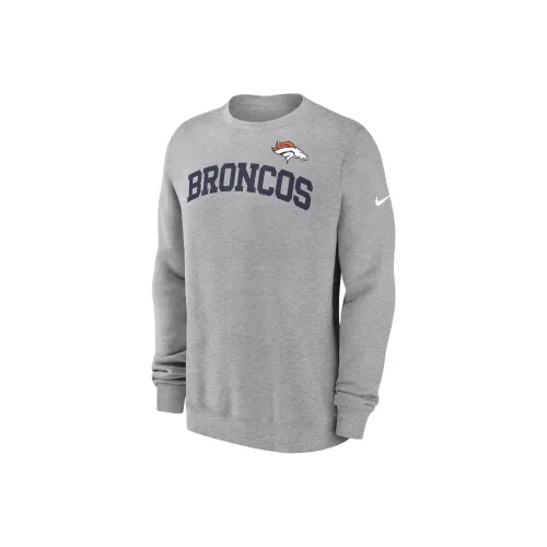 nike jordan Denver Broncos Club Men's nike jordan Nfl Pullover Crew