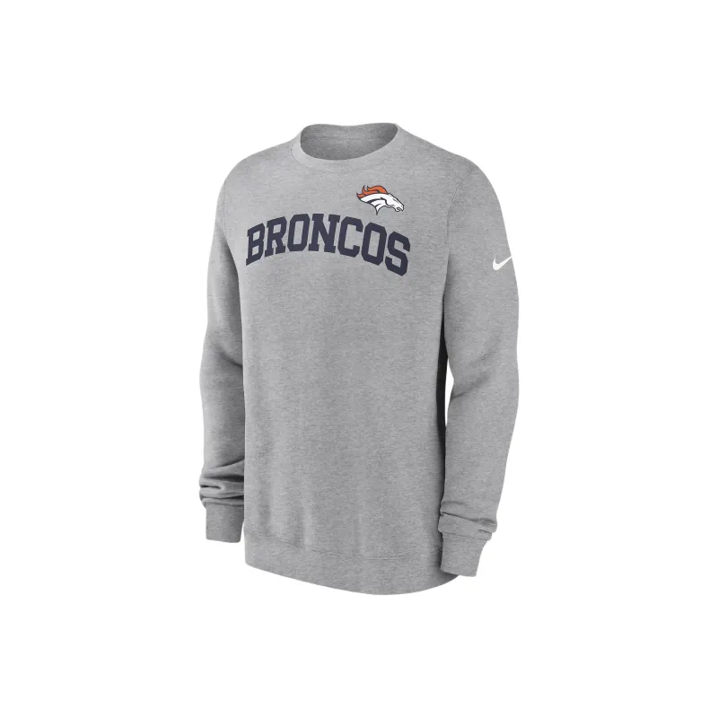 Nike Denver Broncos Club Men's Nike Nfl Pullover Crew-0