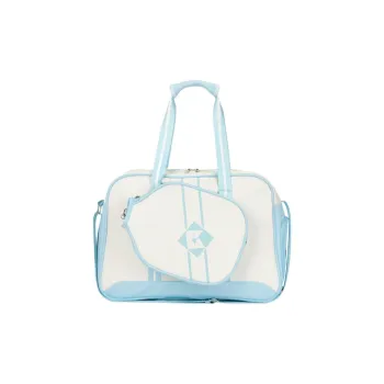 KUMPOO Badminton Racket Bags Shoulder Bag White Blue Unisex