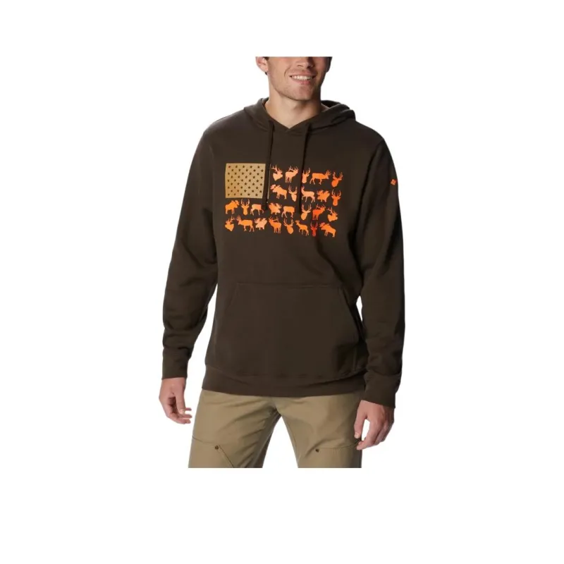 Columbia PHG™ Game Flag II Sweatshirt Men's Brown-0