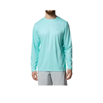 Columbia Terminal Tackle PFG Fish Flag Shirt Men's Cyan
