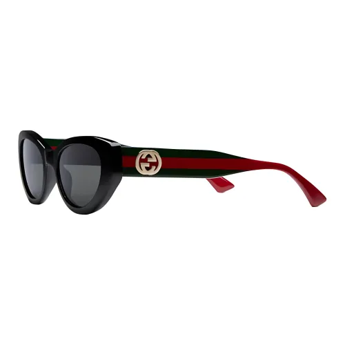 GUCCI Acetate Cat Eye Sunglasses Women's Black