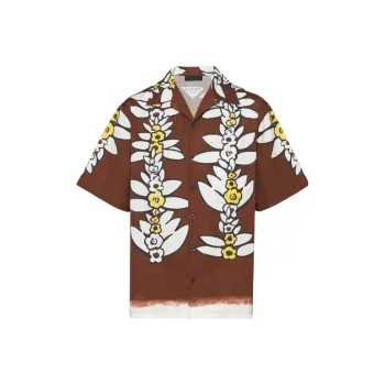 PRADA Shirts Men Brown