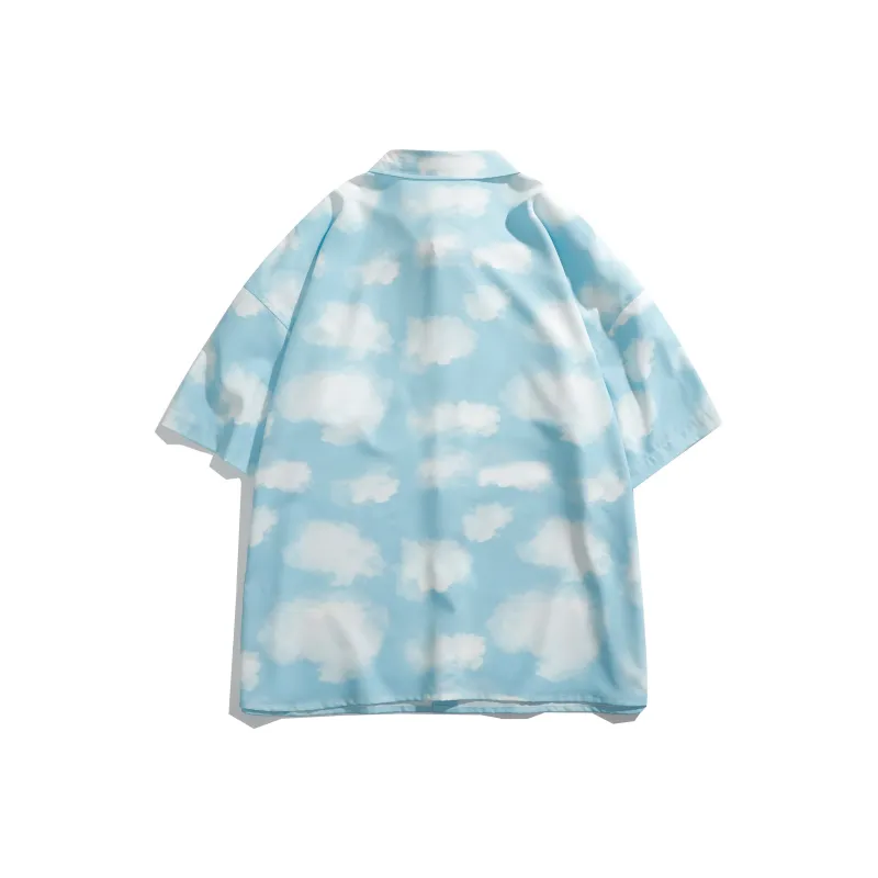 ROBINHOOD Shirt Unisex Blue With Cloud-1