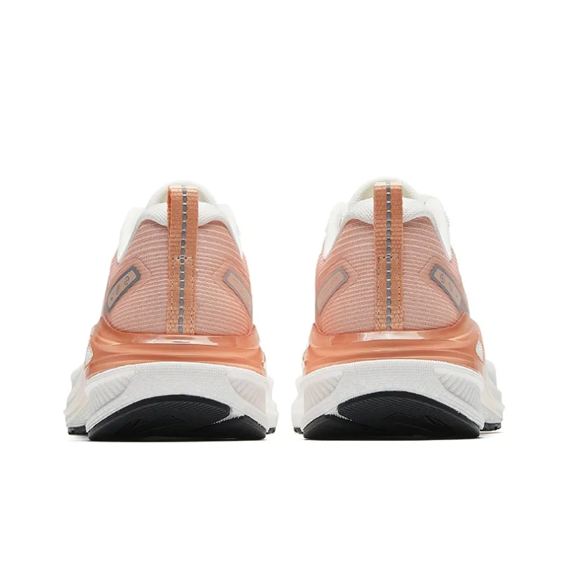 CHAOJIANTA Anti Slip Wear Resistant Low Top Casual Running Shoes Women's White Orange-3
