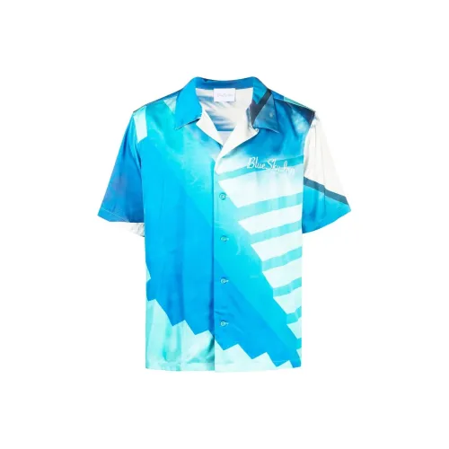 Blue Sky Inn Abstract print Short sleeved Shirt