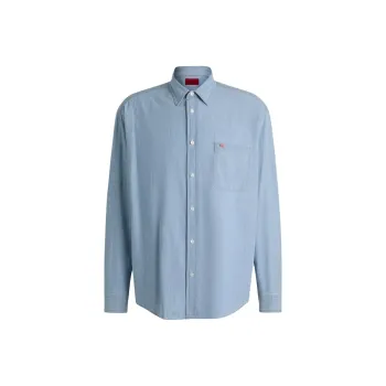 HUGO BOSS Chambray Cotton Shirt