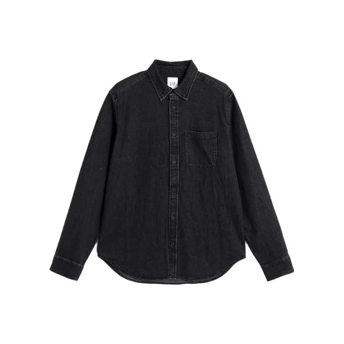 GAP Shirts Men Black-0