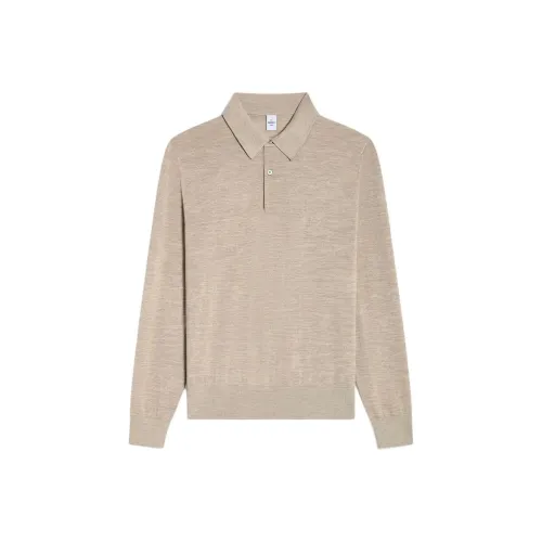 BERLUTI SS24 Polo Shirt Men's Egg Stone Beige