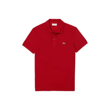 LACOSTE Polo Shirt Men's Bordeaux Red