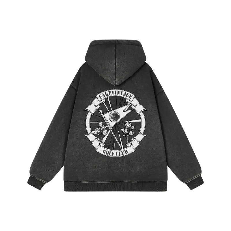 FAKE VINTAGE Sweatshirt Unisex Black-0