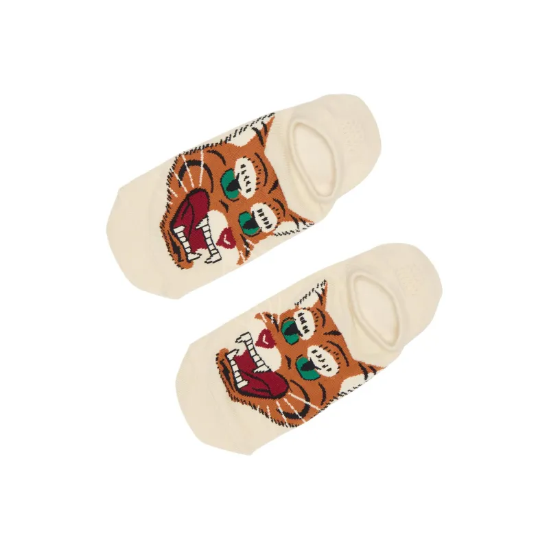 Onitsuka Tiger No Show Socks Unisex Beige-1