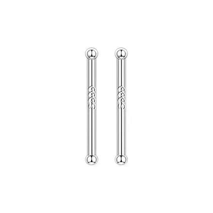 LNIEER 999 Fine Silver Stud Earrings Women's-37