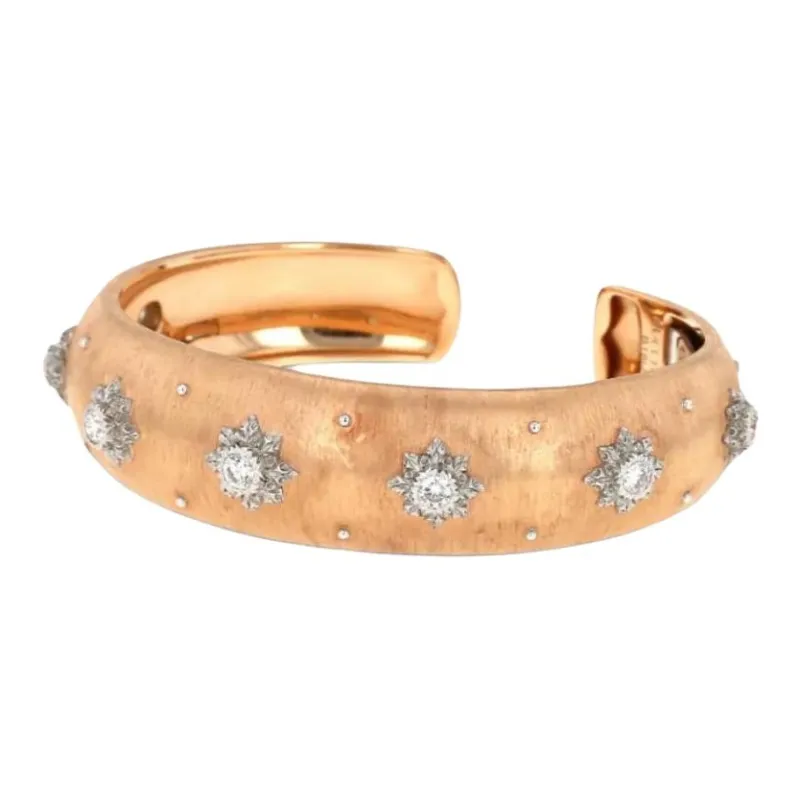 BUCCELLATI 18K Gold Macri Diamond Bracelet-3