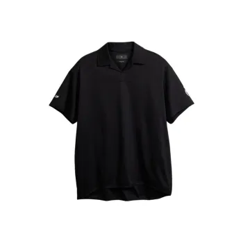 Y 3 Rm Short sleeved Cotton Polo Shirt