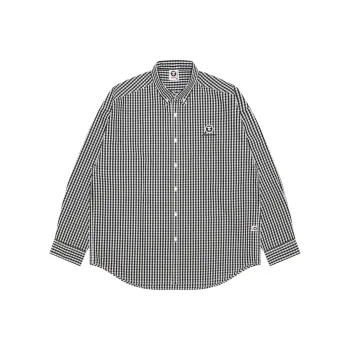 Aape Aapenow Moonface logo Checked Shirt