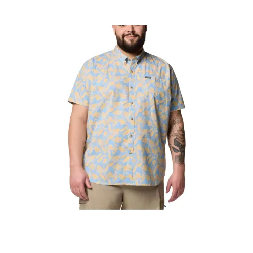 Columbia Rapid Rivers Shirt Men's Ripple Blue